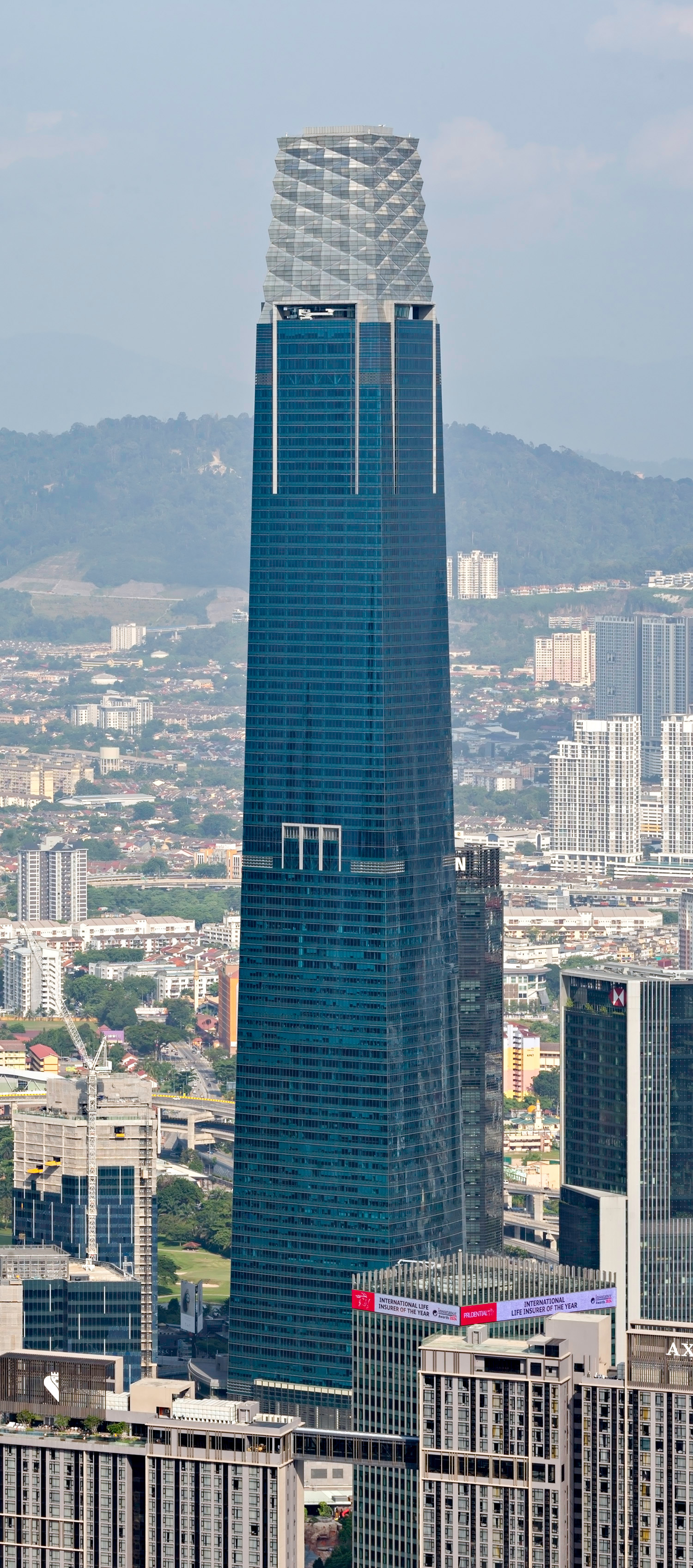 The Exchange 106, Kuala Lumpur - View from KL Tower. © Mathias Beinling